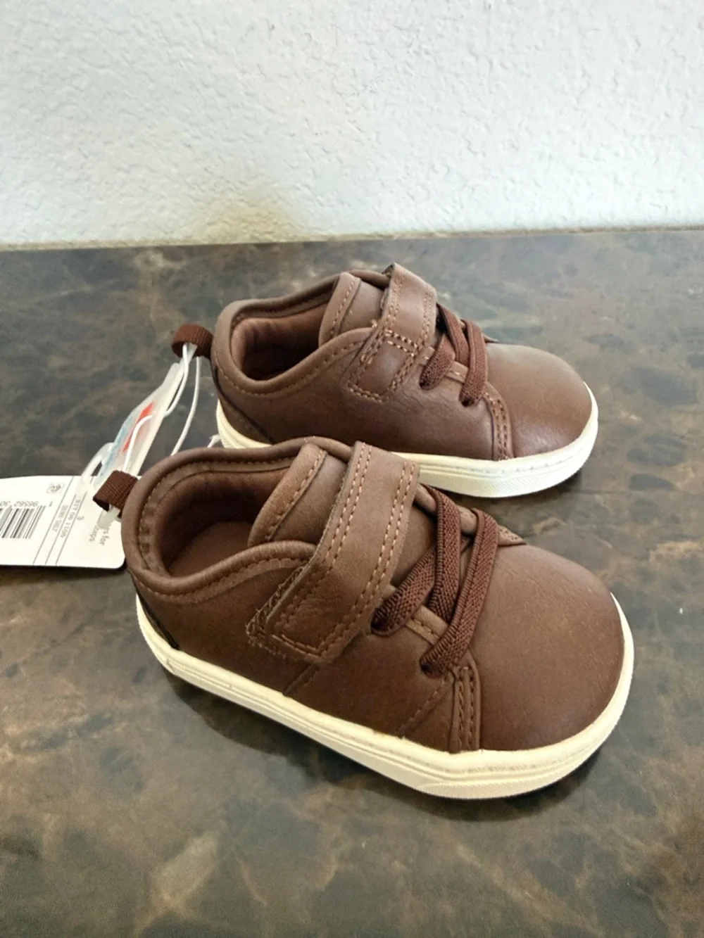 New! Carter's Just One You® Baby Solid Sneakers - Brown, Baby Shoe Size 3